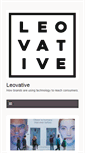 Mobile Screenshot of leovative.com